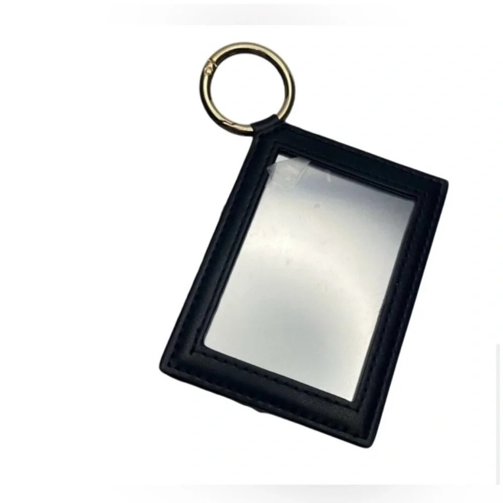 YSL Beaute Holiday Keyring Mirror gift black gold NWT classic stocking stuffer